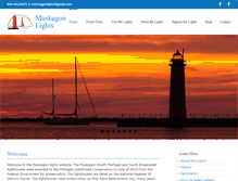 Tablet Screenshot of muskegonlights.org